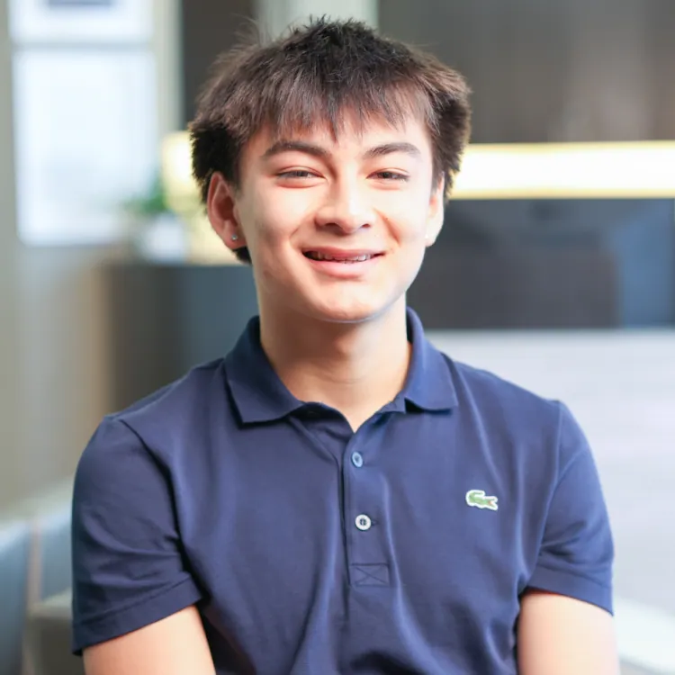 Jayden, dental implant patient at Inland Institute