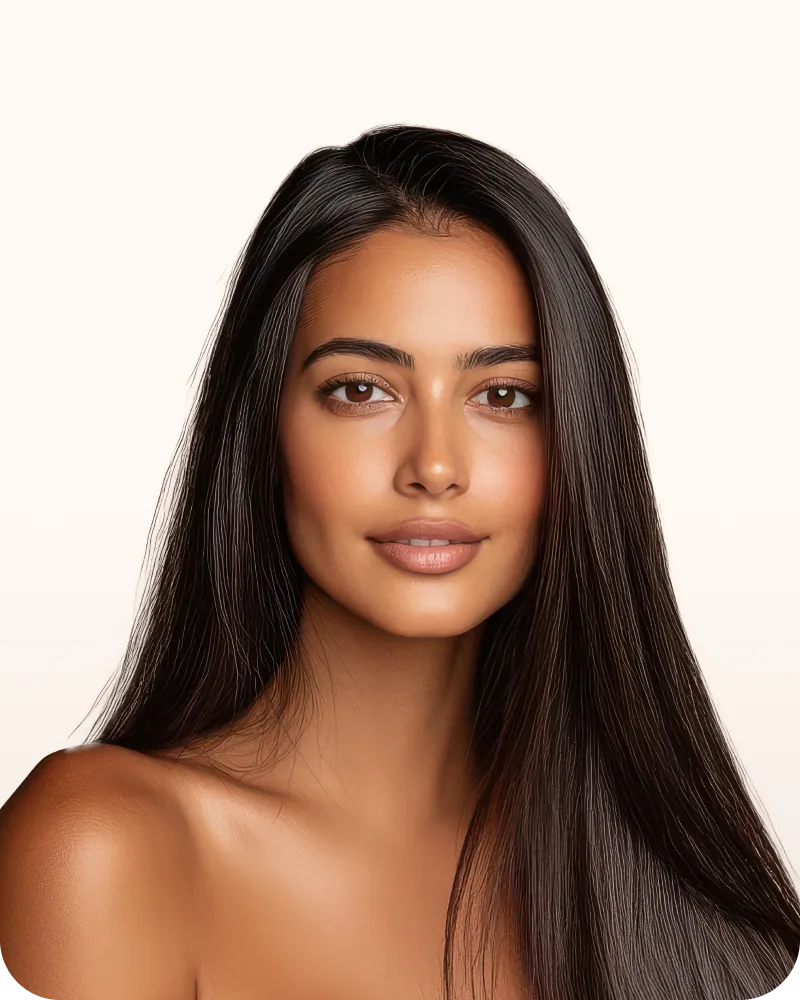 Woman with smooth, even skin, skin resurfacing