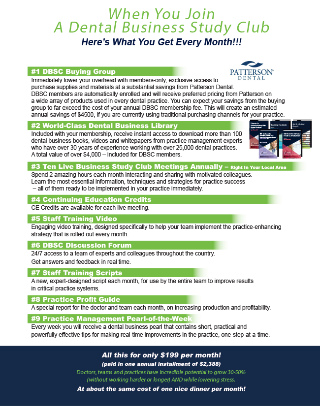 Levin dental business study club 2